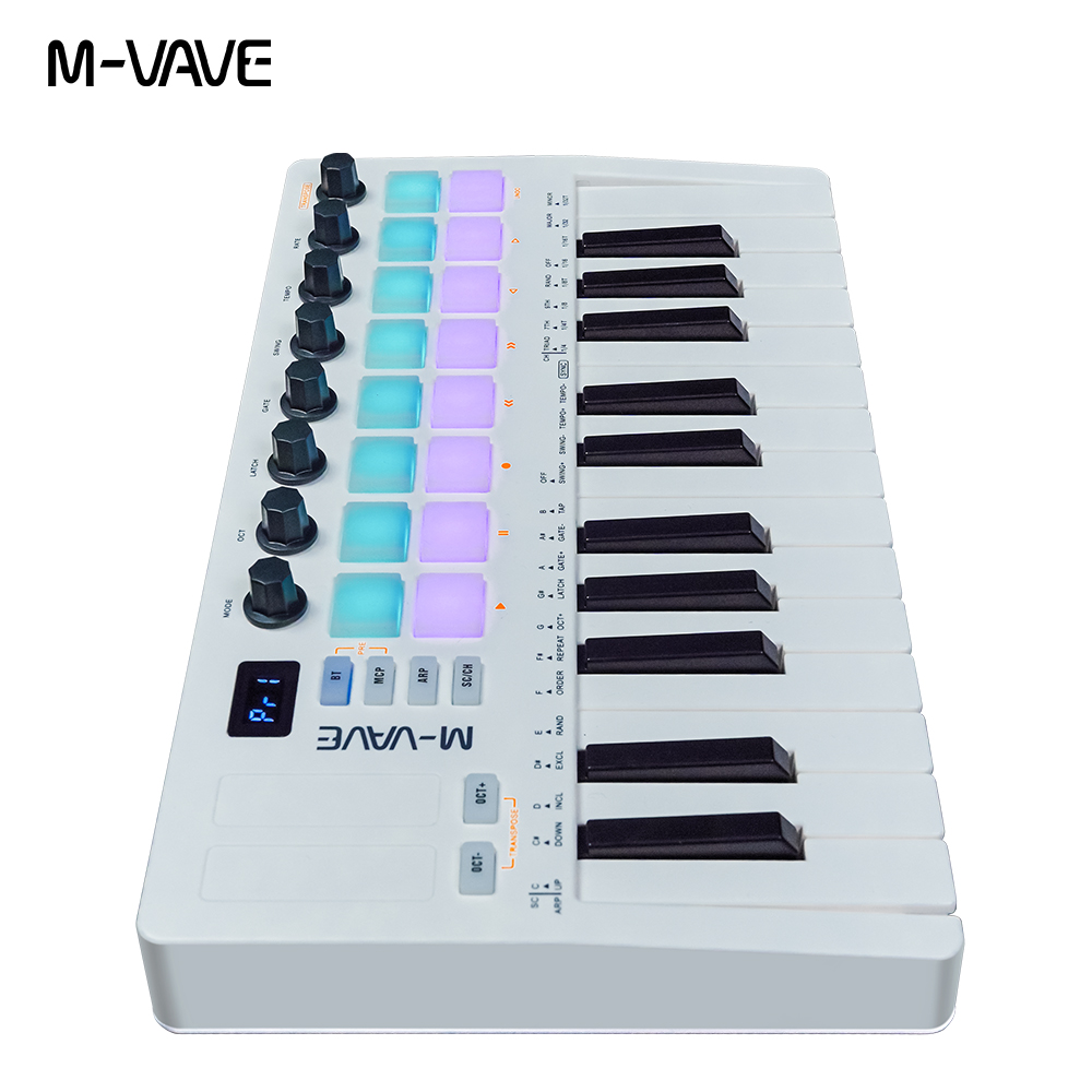 M-VAVE SMK-25 II 25키 블루투스 MIDI - Midi Controller Pad 리뷰 및 가격