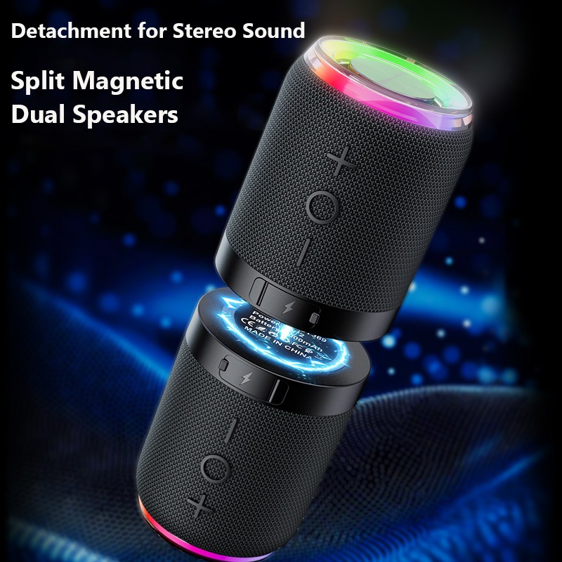 자석식 2 in 1 블루투스 스피커 RGB 라이트 패브 - Audio Music Spotify 리뷰 및 가격