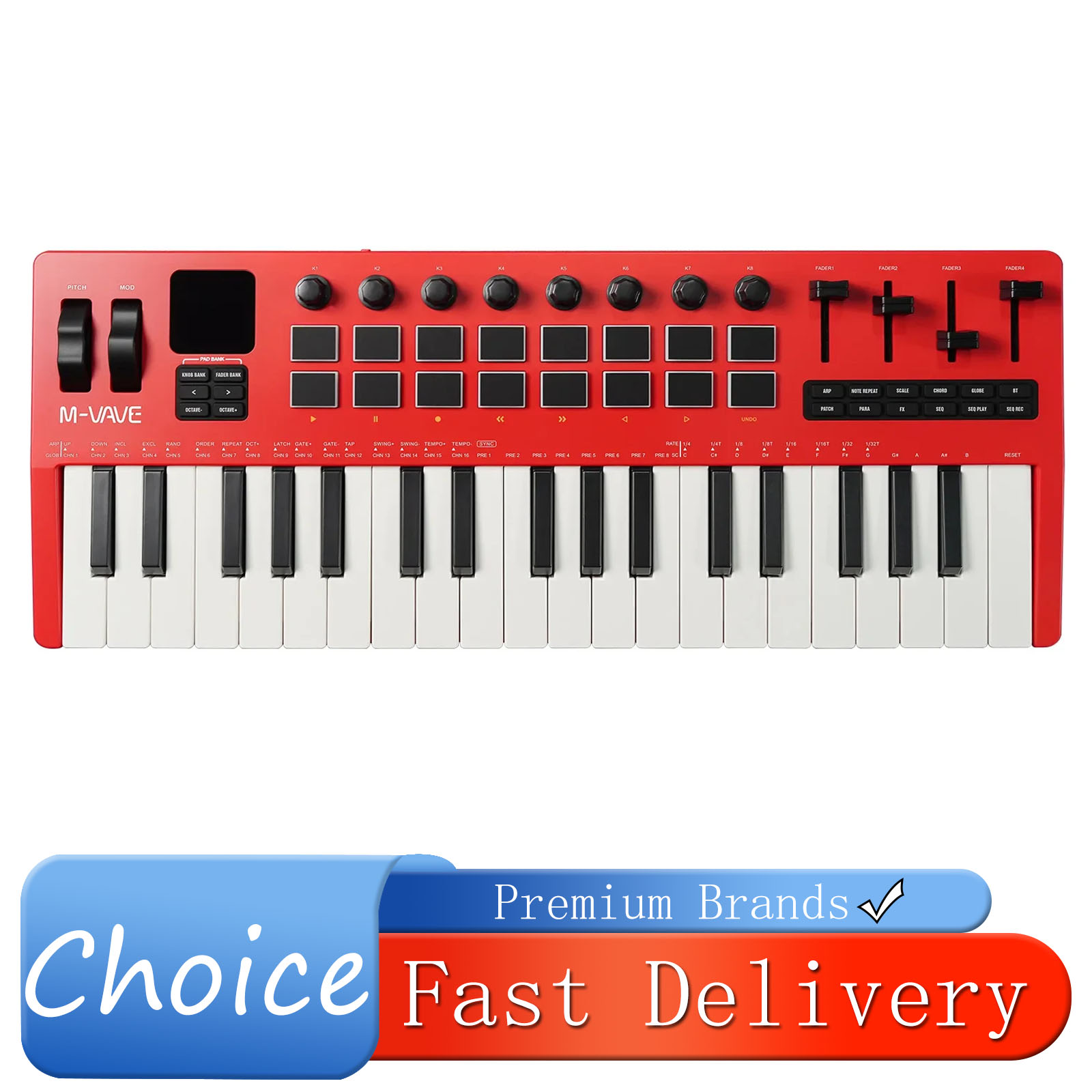 M-VAVE SMK-37 Pro, 37건반 MIDI 컨 - Midi Controller Pad 리뷰 및 가격